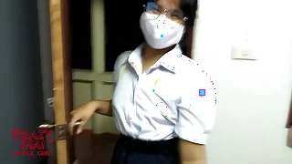 Asian teen sex with his girlfriend choose thai student uniform